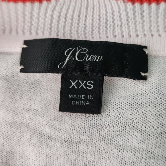 J. Crew Scalloped Striped Sweater - Picture 6 of 7